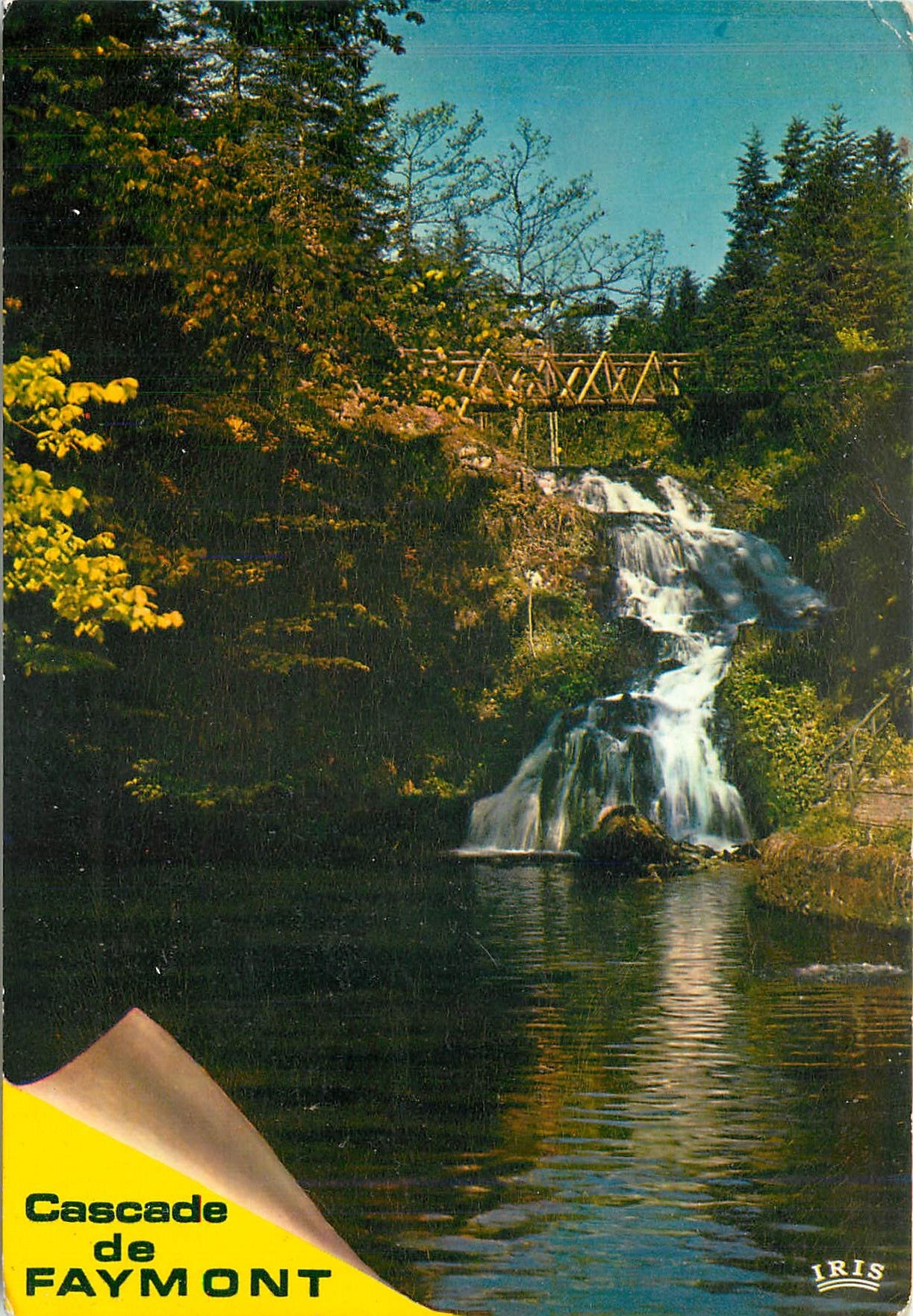 CPM Les Vosges Pittoresques Cascade de Faymont