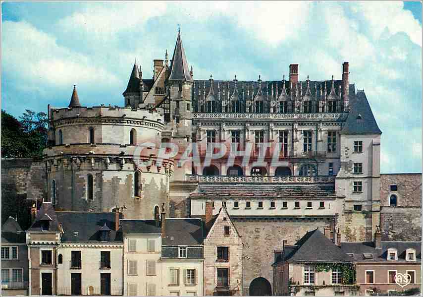 CPM Chateau de la Loire Amboise (I et L) Le Chateau (XVe s) Dominant la Loire