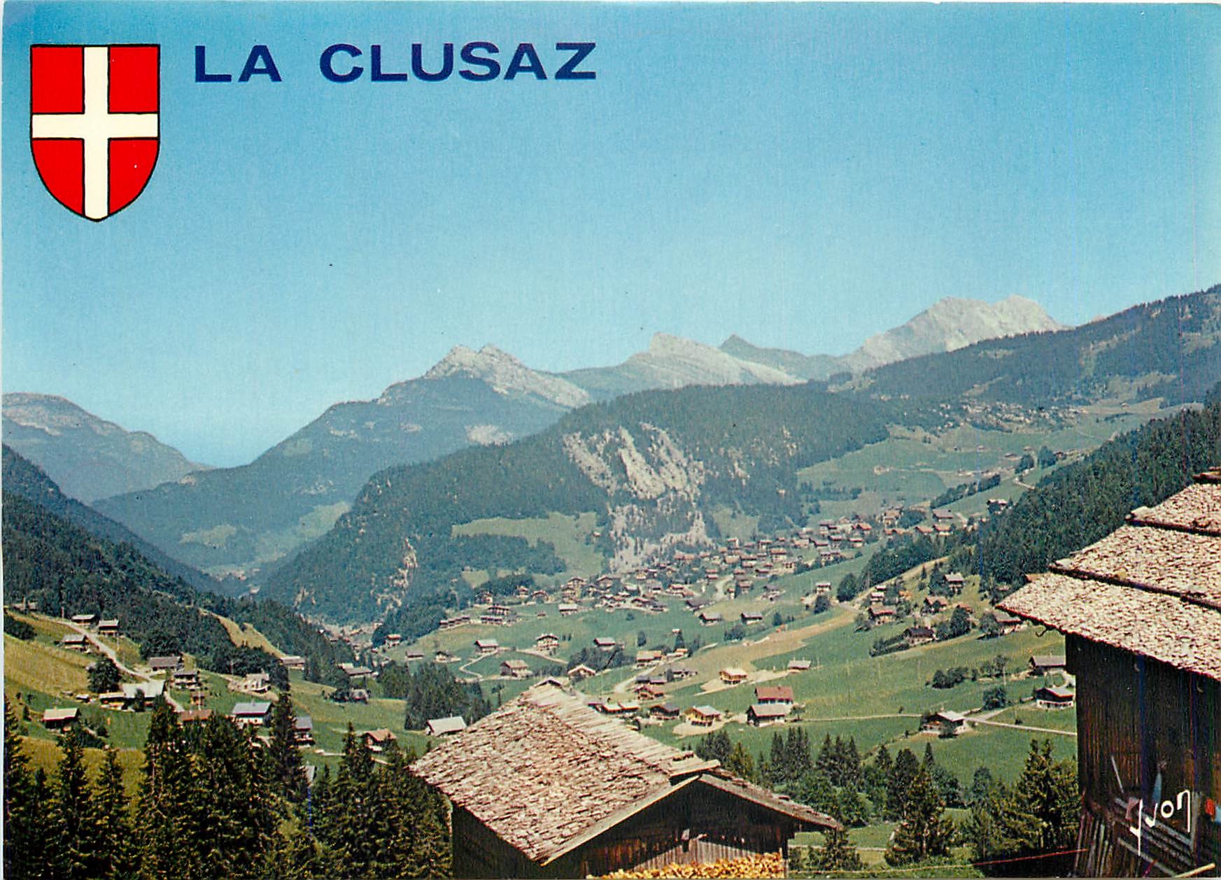 La Clusaz — vue générale — Éditions d'art Yvon, n° 10 74 0817