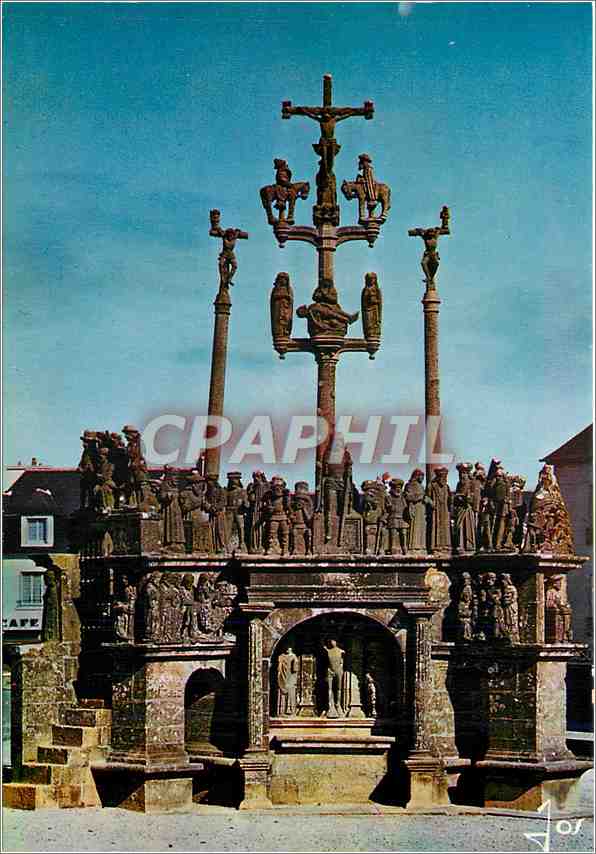 CPM La Bretagne en Couleurs Plougastel Daoulas (Finistere) Le Calvaire du XVIIe s