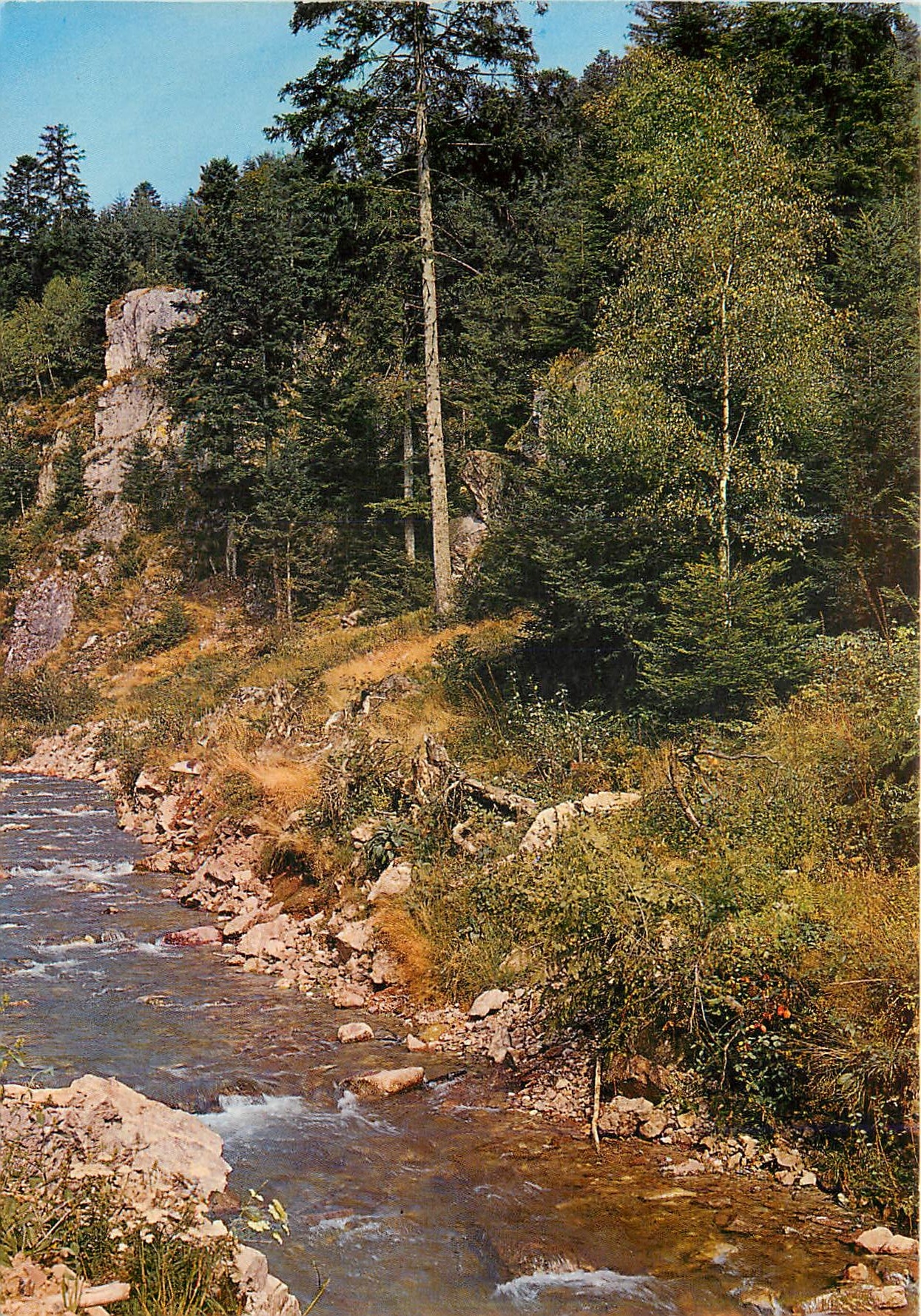 CPM Le Val d'Ajol (Vosges) alt 350 700 m la vallee des roches