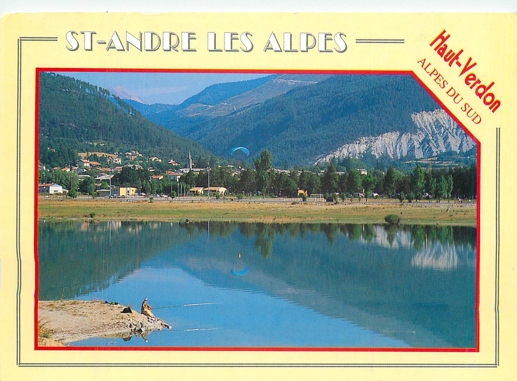 CPM St Andre les Alpes (Alpes de Haute Provence) alt 890 m Station touristique de la haute vallee du