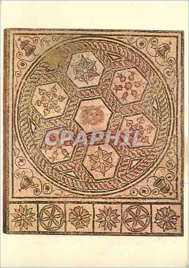 CPM Nimes (Gard) Musee de la Maison Carree Mosaique romaine trouvee rue Ste Anne a Nimes