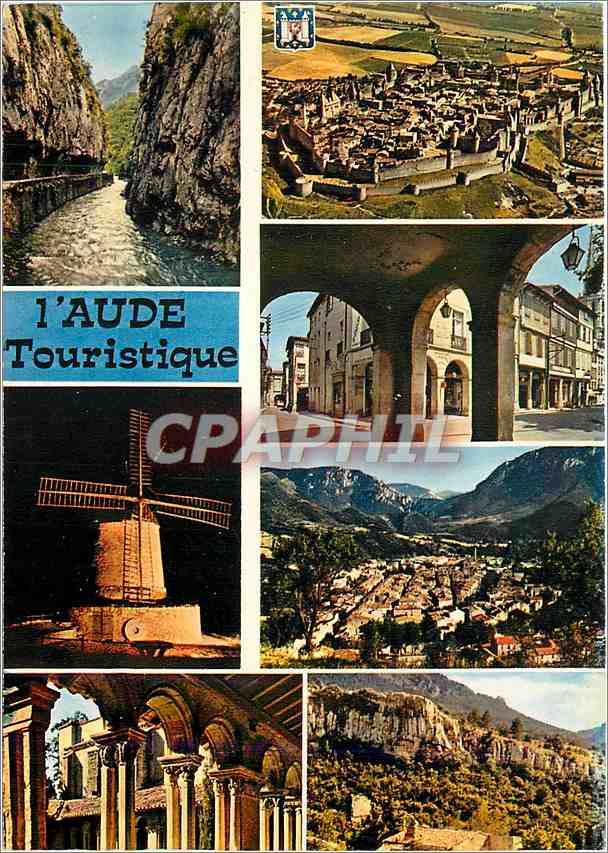 CPM L'Aude Touristique Les gorges de Saint Geirges Casteinaudary Saint Papoul