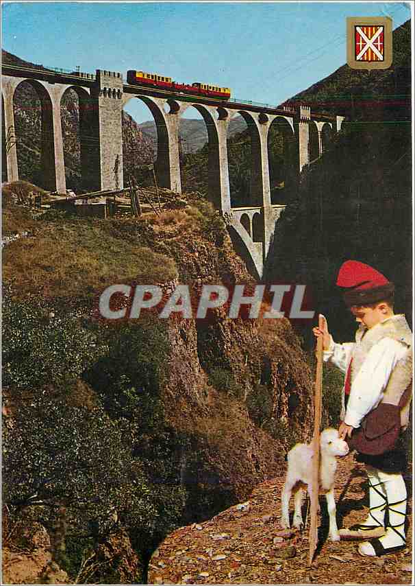 Bridge of Villefranche — The little train "Sang et Or" — DINO Editions