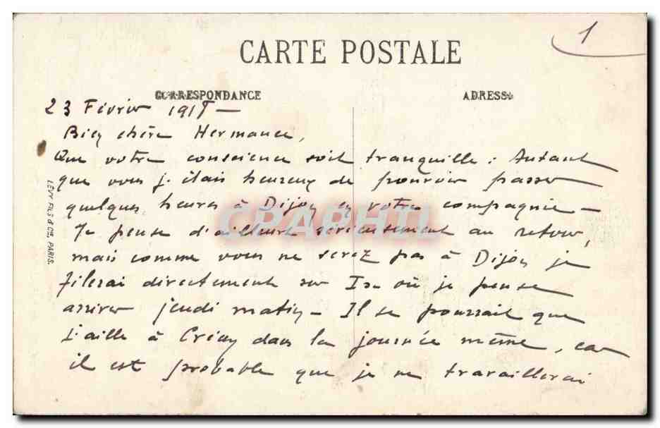 Asnieres CPA Interieur du cimetiere des chiens — Rückseite