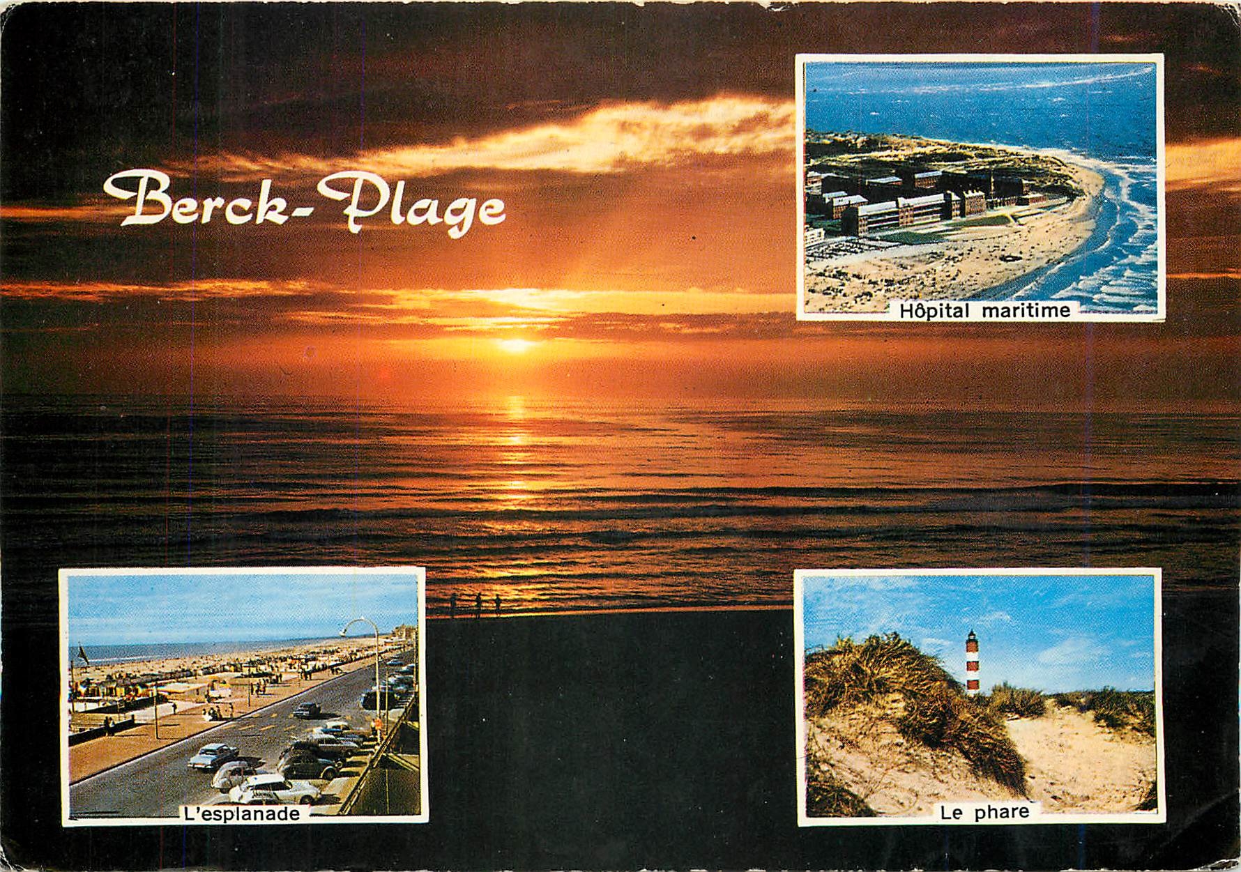 CPM Berck Plage (Pas de Calais) Hopital maritime L'esplanade Le phare