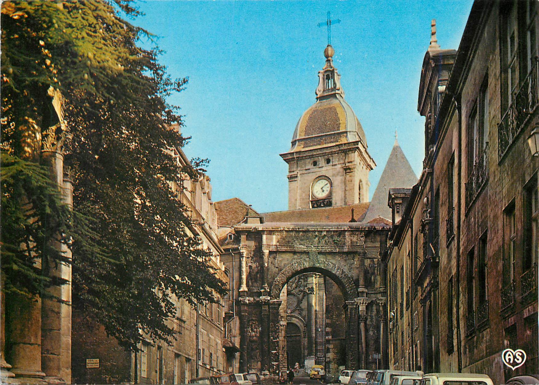 CPM La Franche Comte Pittoresque Besancon (Doubs) La Porte Noire (ancienne Porte de Mars) Arc de Tri