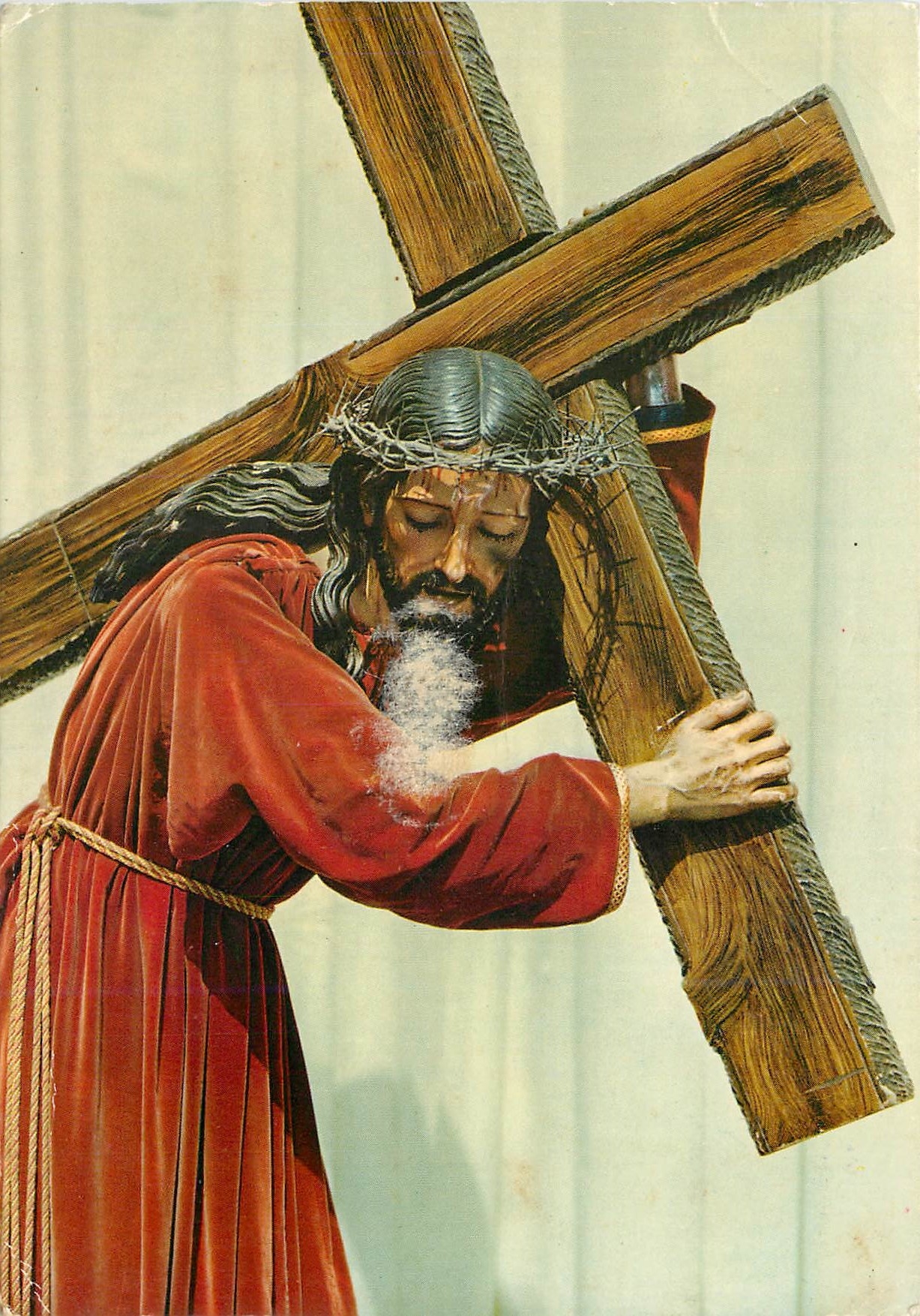 CPM Betharram le Christ portant sa croix oeuvre espagnole de 1879