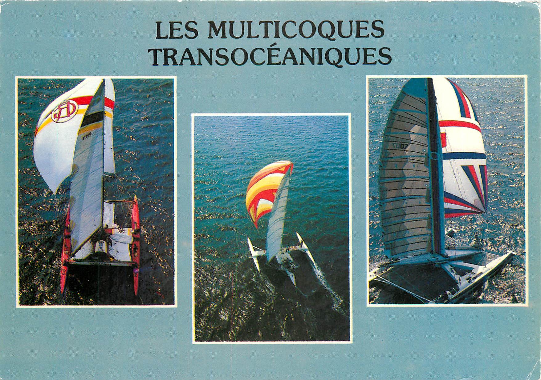 CPM Les Multicoques Transoceanques Catamaran Roger et Gallet