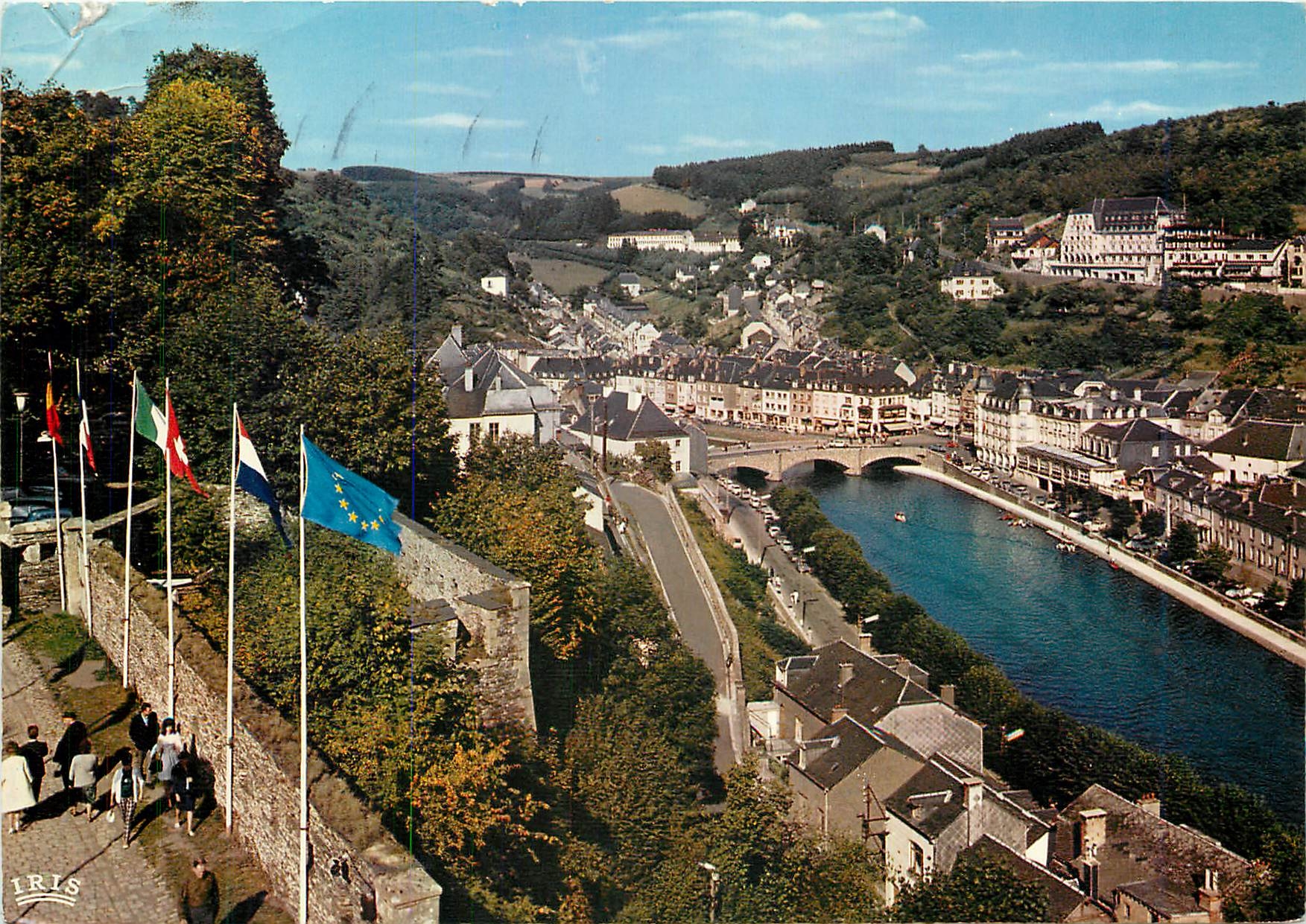 CPM Bouillon Pont de Liege vu du chateau Fort
