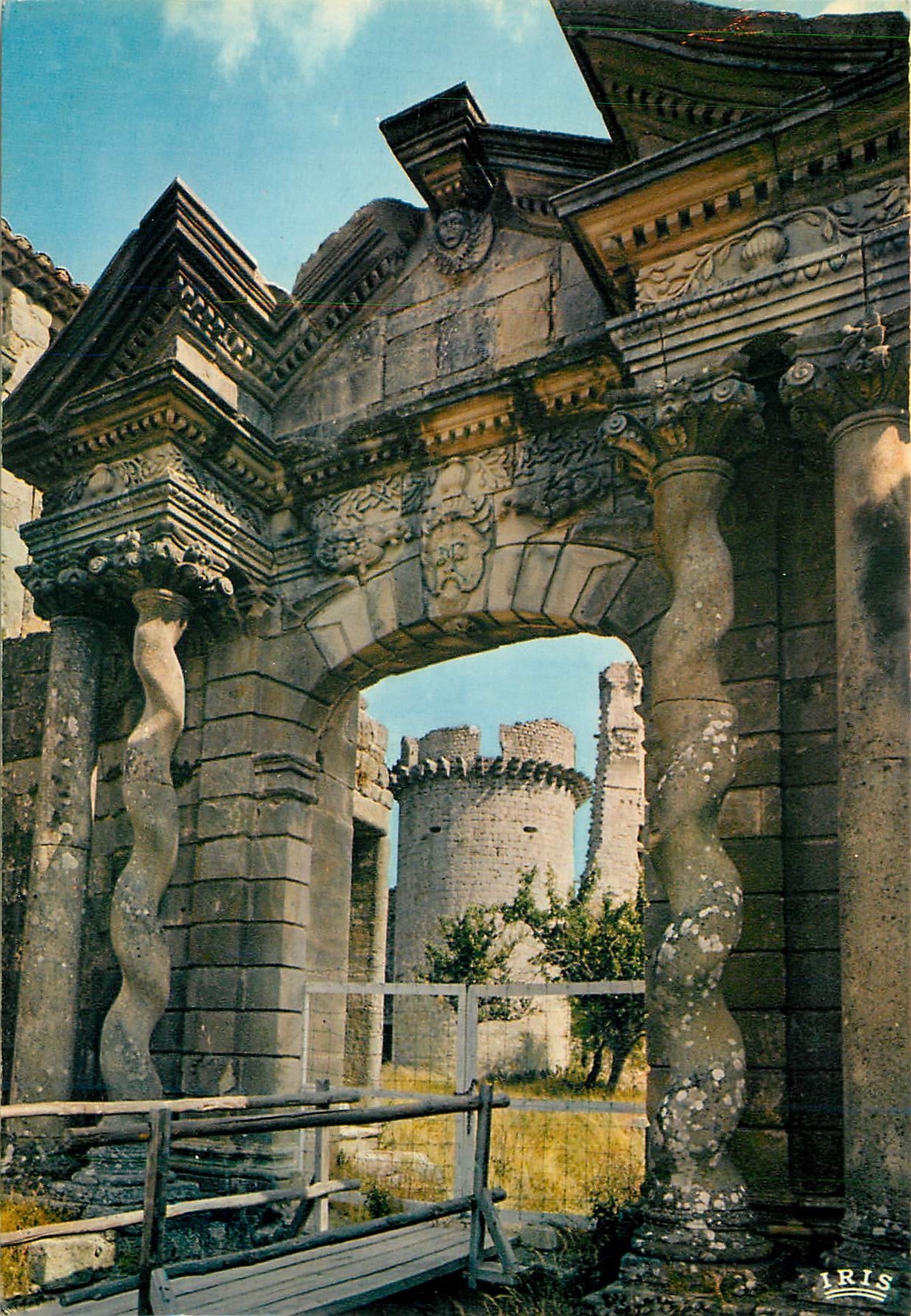 Renaissance Gate of the Château de Boulogne — Ardeche — Publisher IRIS, No. 2087