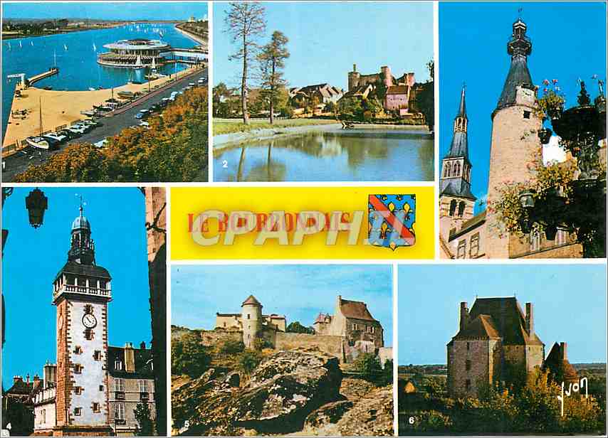 Le Bourbonnais (Allier) — Vichy, Le Yacht-Club, la Détente, Le Château de Billy, Saint-Pourçain-sur-Sioule, Le Béthol, Les Moulins, Le Château de Fourchaud — Éditions Yvon & P.A.D.E.M.