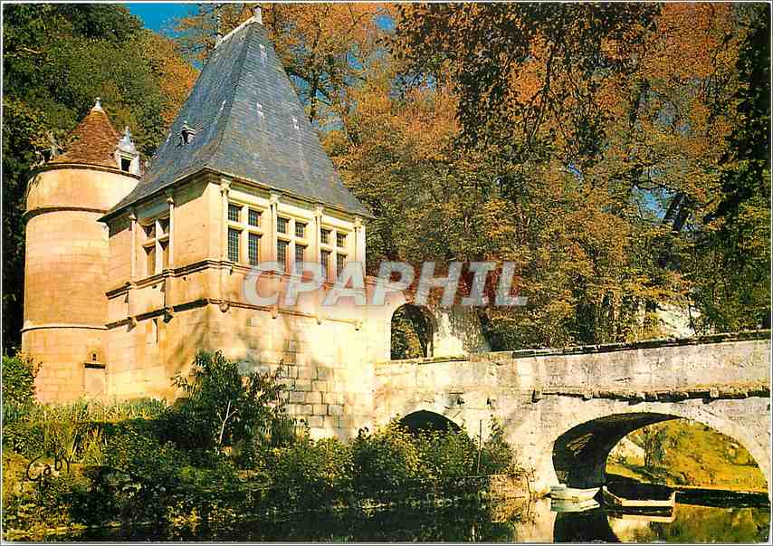 Château de Gourdon — Tour et pont — CPAPHIL