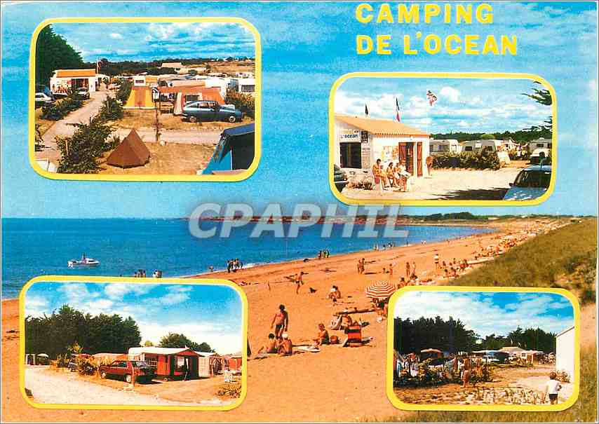 CPM Camping de L'Ocean Calme et repos tous commenrces a proximite