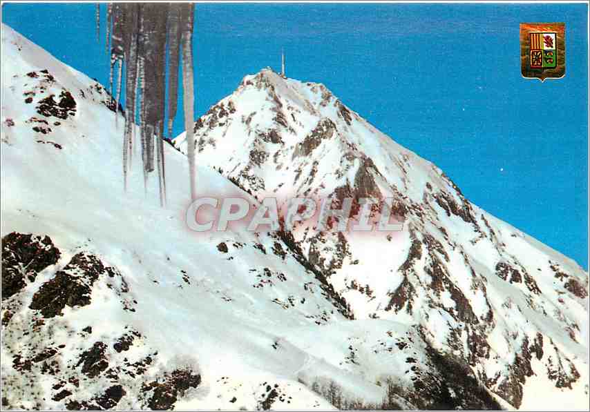 CPM Hautes Pyrenees Pic du Midi de Bigorre (alt 2877 m)