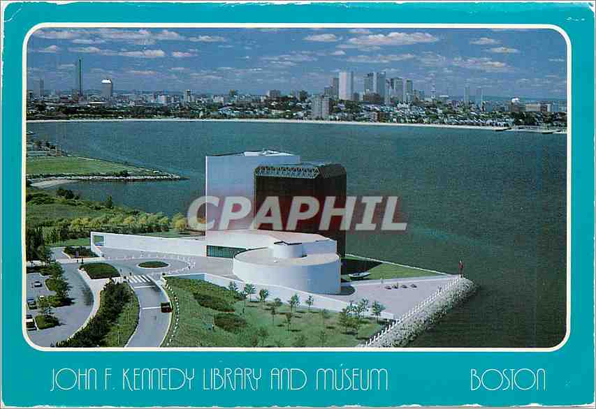 CPM The John F Kennedu Library Museum Boston (Dorchester) Massachusetts