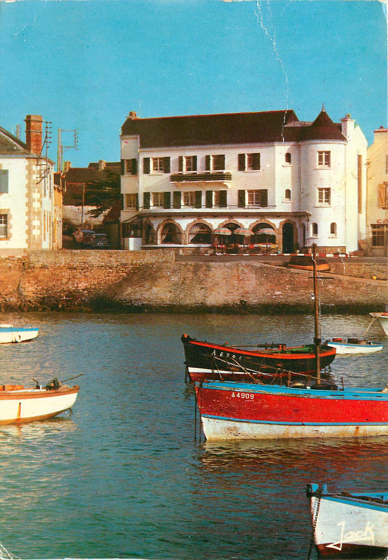 Presqu'île de Quiberon — Hotel Restaurant « La Taverne » — Édition d'Art Jack, Louvaince (Côte-d'Or)