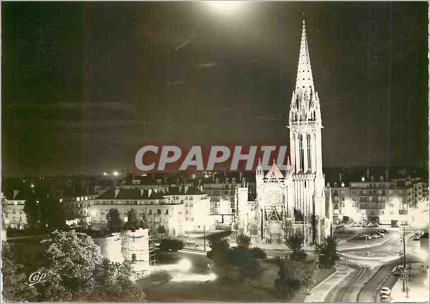 CPM Caen (Calvados)Le Remparts le Jardin Saint Pierre illumines