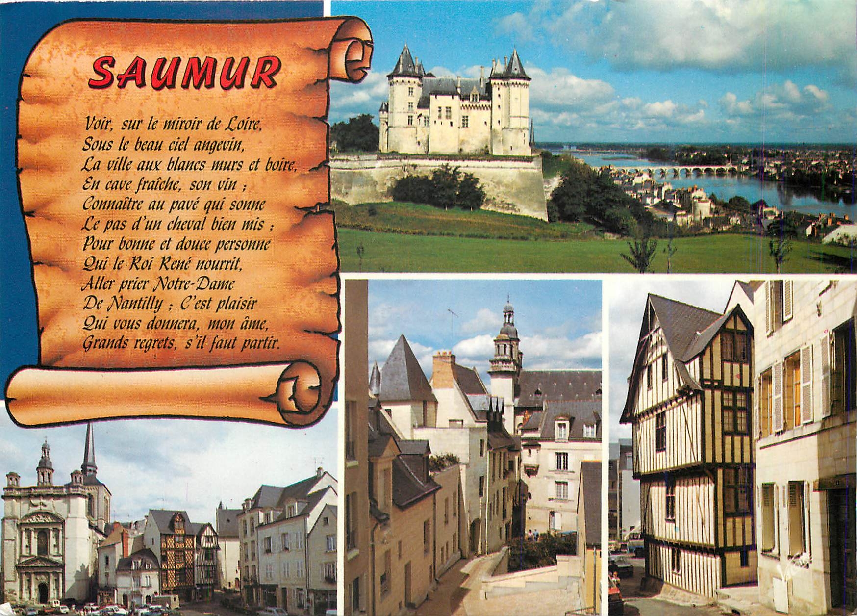 CPM Les Merveilles du Val de Loire Saumur (Maine et Loire) Le chateau (XIV XVIe s)