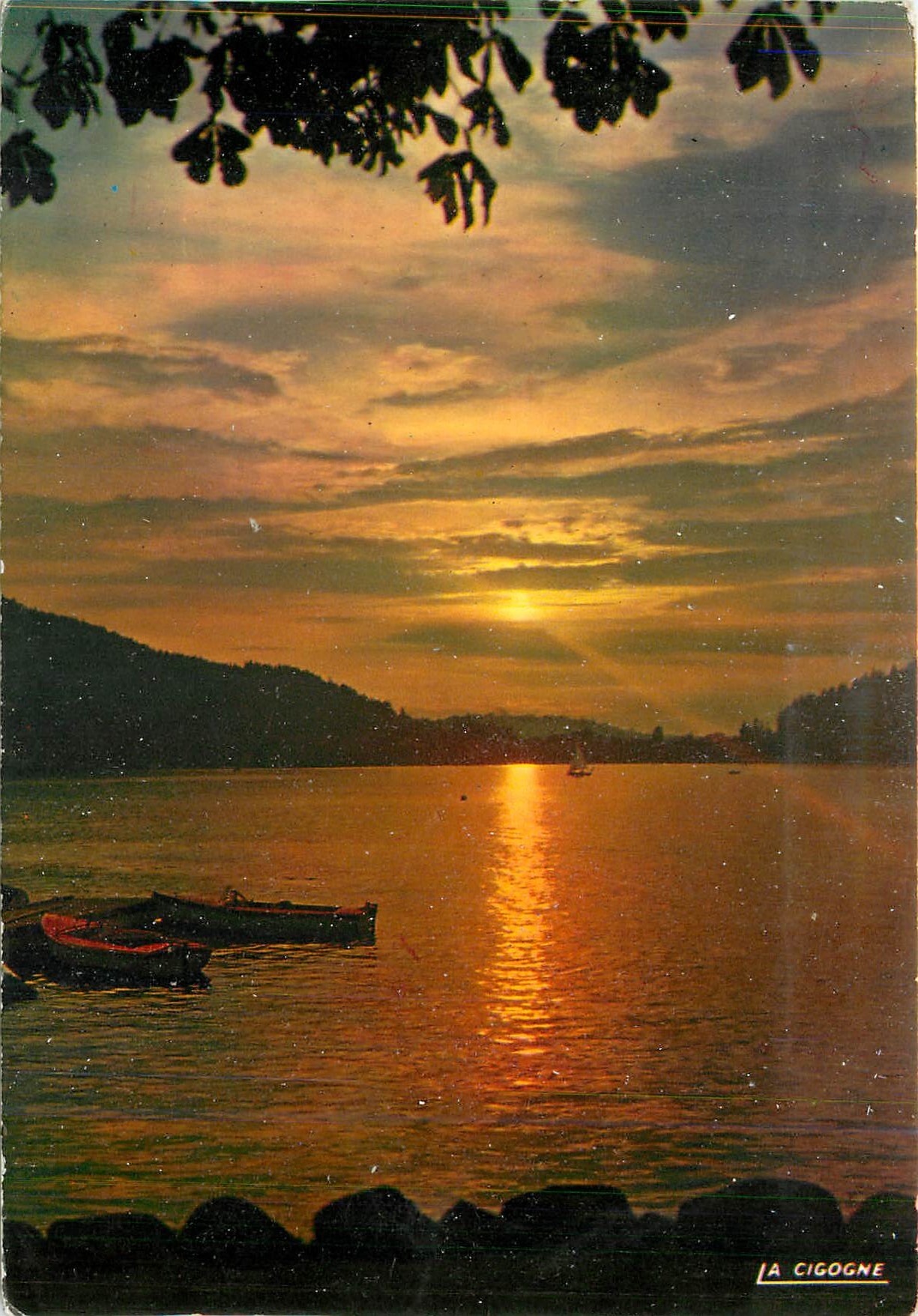 CPM Les Vosges Pittoresques Derniers rayons de soleil sur le lac de Gerardmer