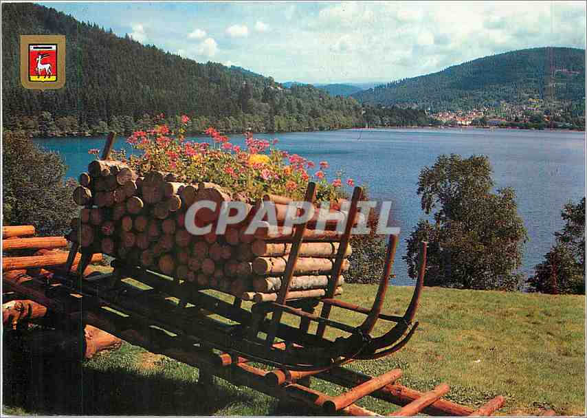 CPM Gerardmer Vosges France Le Lac (2200 m de long 750 m de large 36 m de Profondeur