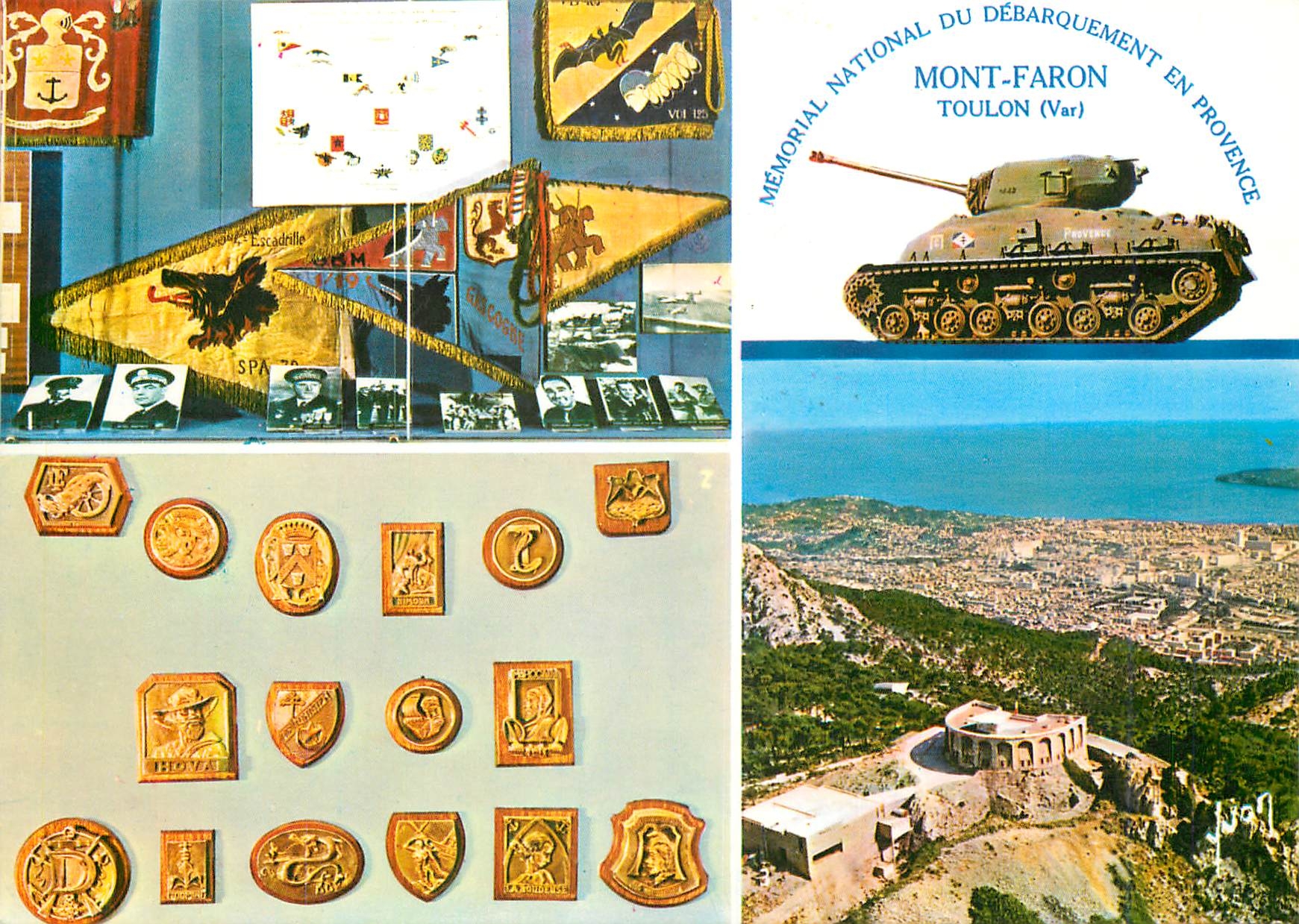 Mémorial National du Débarquement en Provence — Mont-Faron, Toulon (Var) — Éditions d'art SP.A.D.E.M.