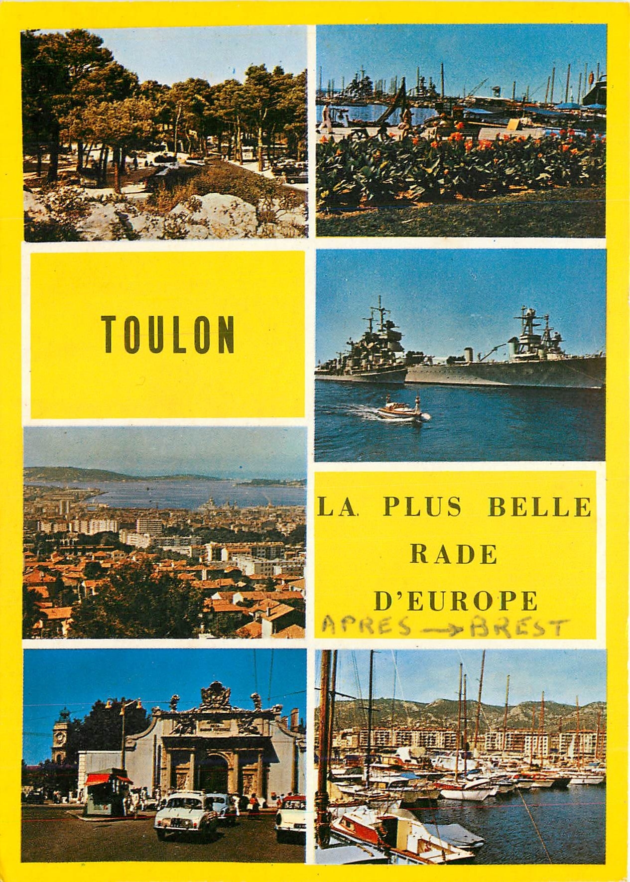 Toulon — La plus belle rade d'Europe après Brest — Éditeur : Société Éditions de France