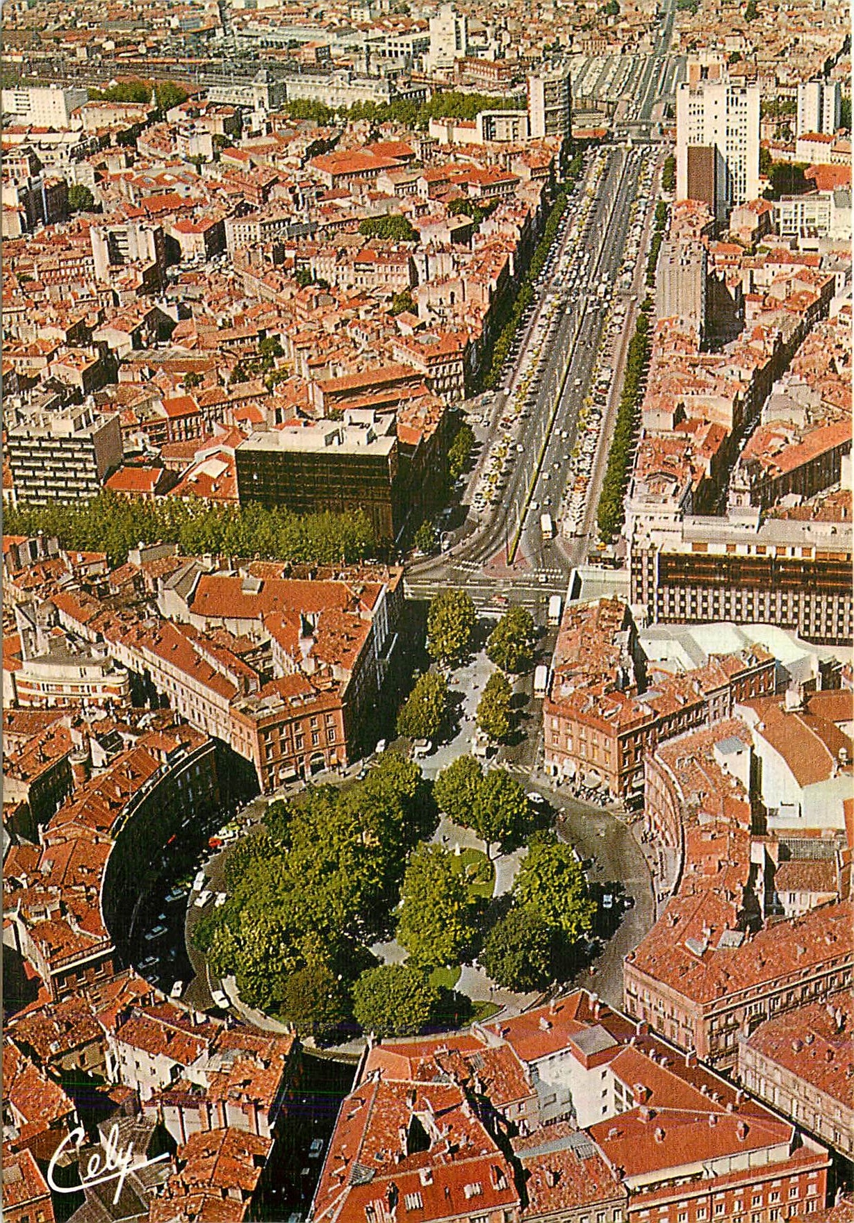 Toulouse — Les Allées Jean Jaurès et la place Wilson — Éditions Cely, n° 3391