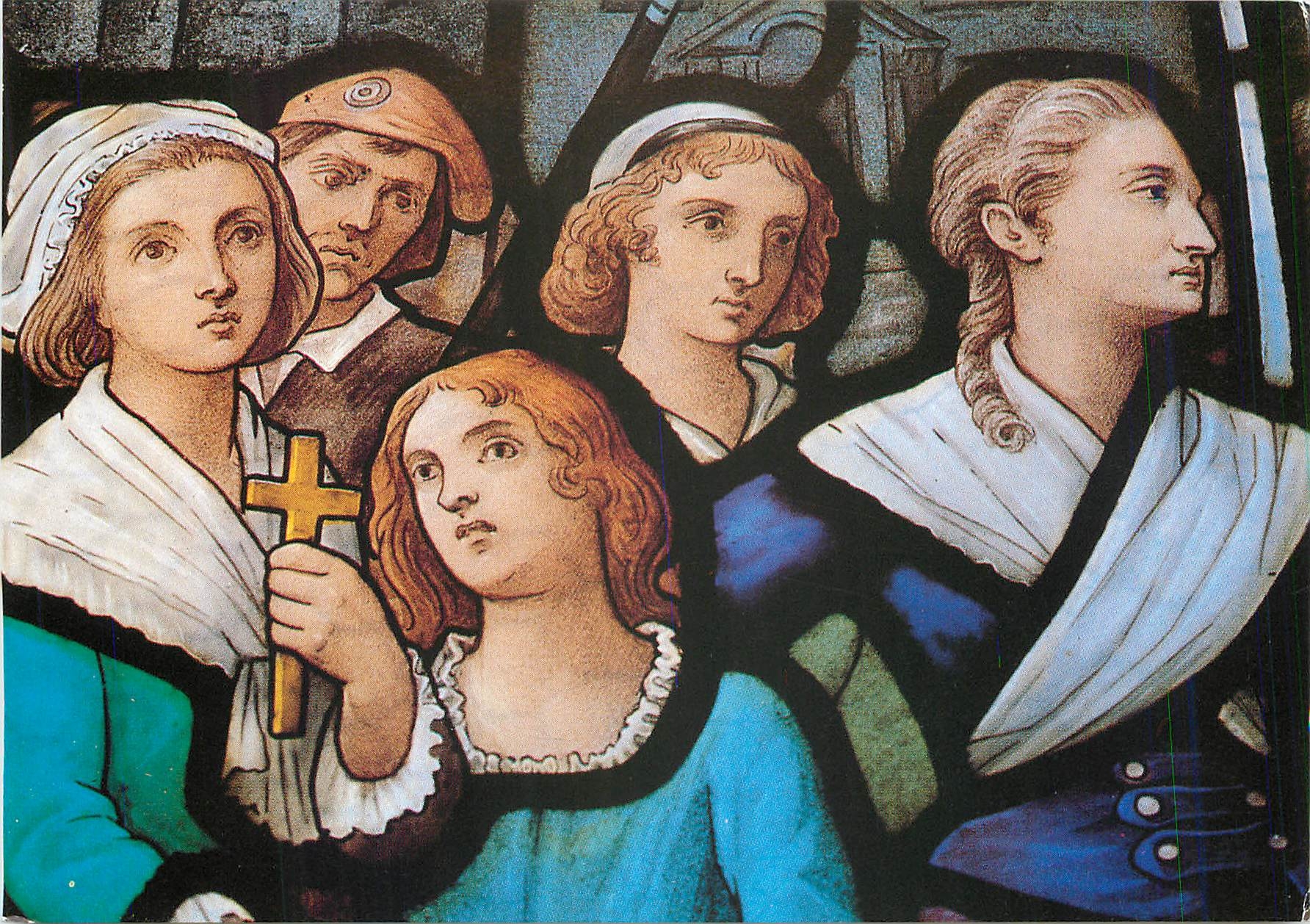 CPM Pres Angers (M et L) Chaplelle du Champ des Martyrs d'Avrille elevee en souvenir