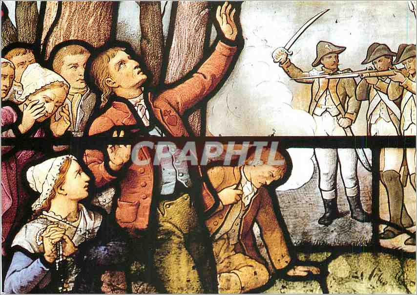 CPM Pres Angers (M et L) Chaplelle du Champ des Martyrs d'Avrille elevee en souvenir