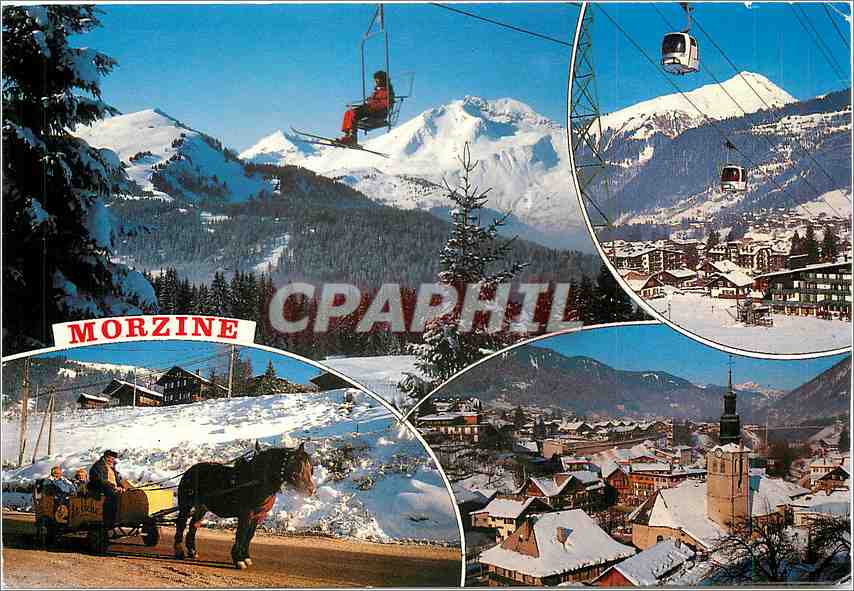 Morzine — station de ski et village enneigé — Éditions Cellard de Bron