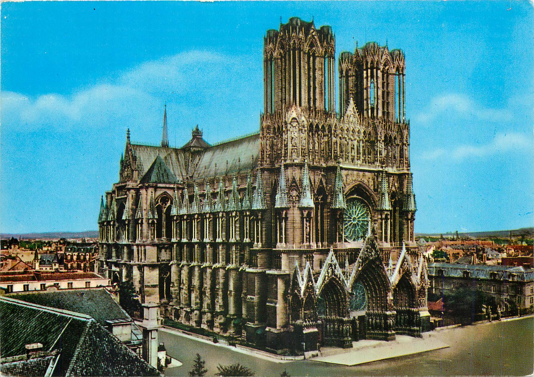 Reims — Cathédrale (XIIIe s.) — Collection Cardinal Lucien, éditeur ADIA