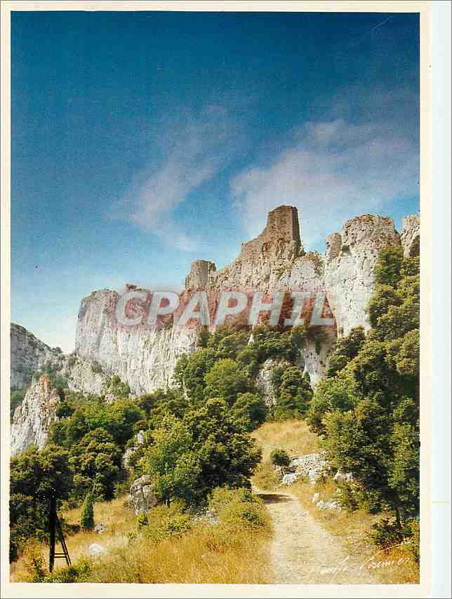 CPM Pays Cathare Chateau de Peyrepertuse a l'assaut du ciel
