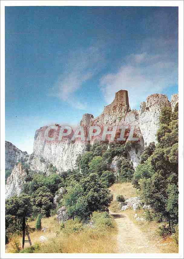 CPM Pays Cathare Chateau de Peyrepertuse a l'assaut du ciel