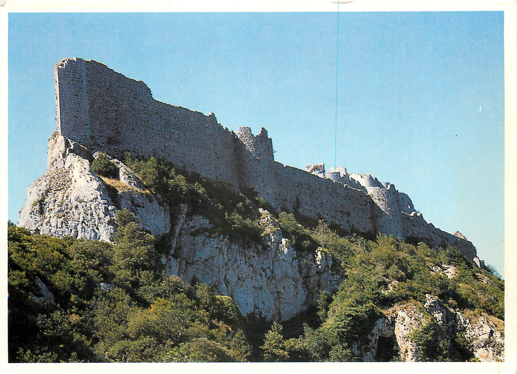 Château de Peyrepertuse — Façade Nord — éditeur SEPTETELLE S.A.R.L.