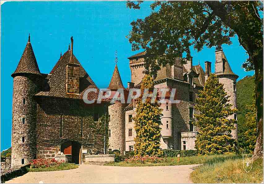 CPM Vallee de la Cere (Cantal) chateau de Pesteils a Pilminhac Ouvert aux Visiteurs