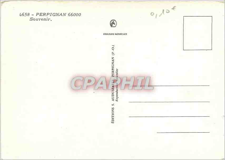 CPM Perpignan (P O) souvenir — Rückseite