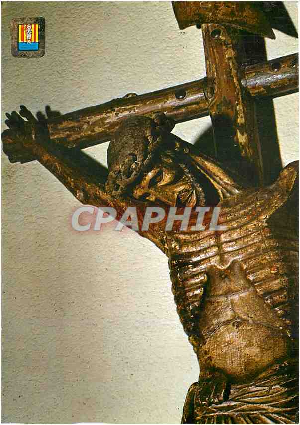 CPM Perpignan (P O) Arts et Coulerus du Roussillon le Devot Christ chef ds'oeuvre anonyme en bois sc