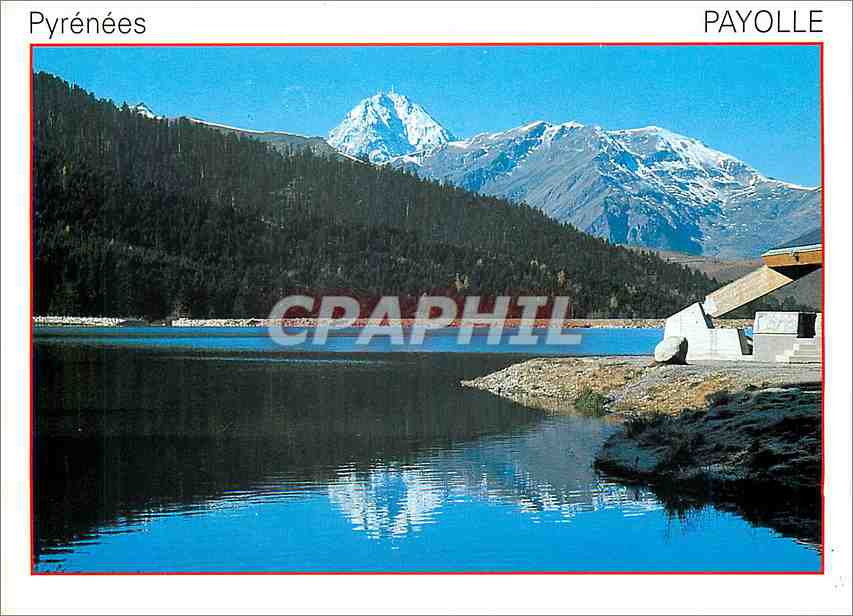 CPM Les Pyrenees Col d'Aspin (Htes Pyr) Lac de Payolle le Pic du Midi de Bigorre (2877 m)