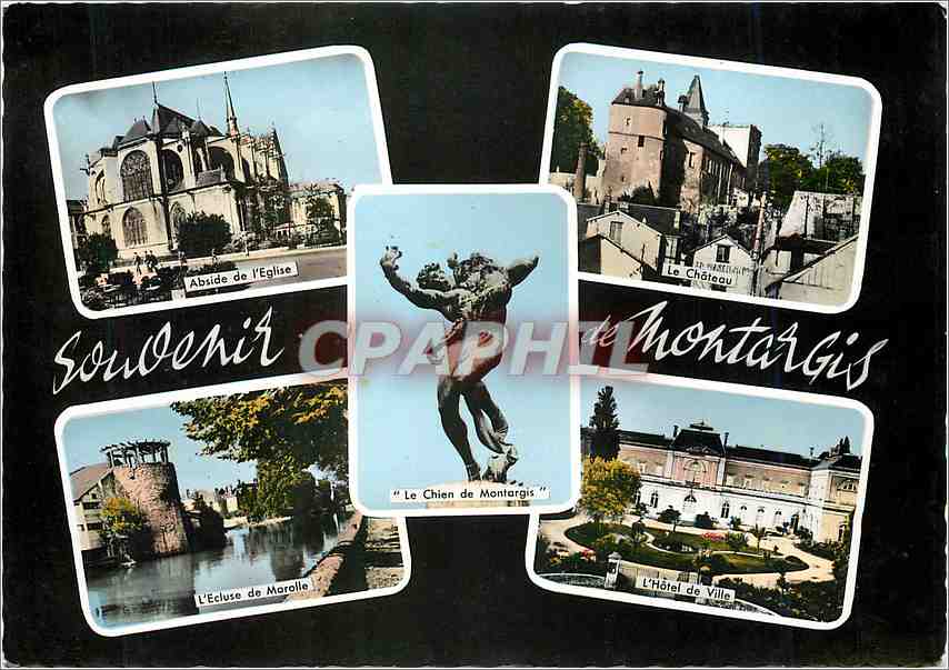 Montargis — Vue panoramique — Souvenir CPAPHIL