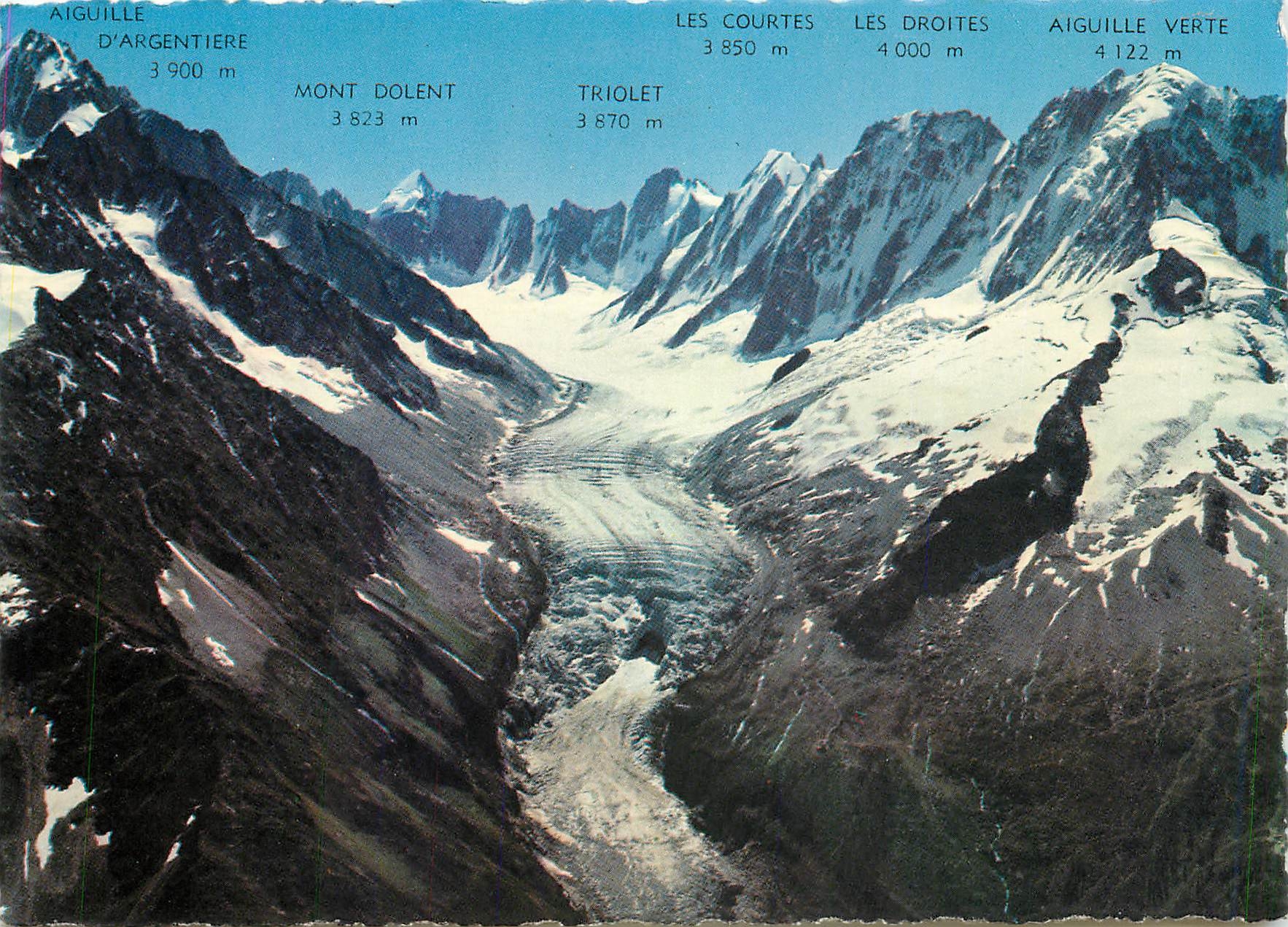 Argentière-Gletscher — Mont-Blanc — Éditions de l'Économie, Bron (Rhône)