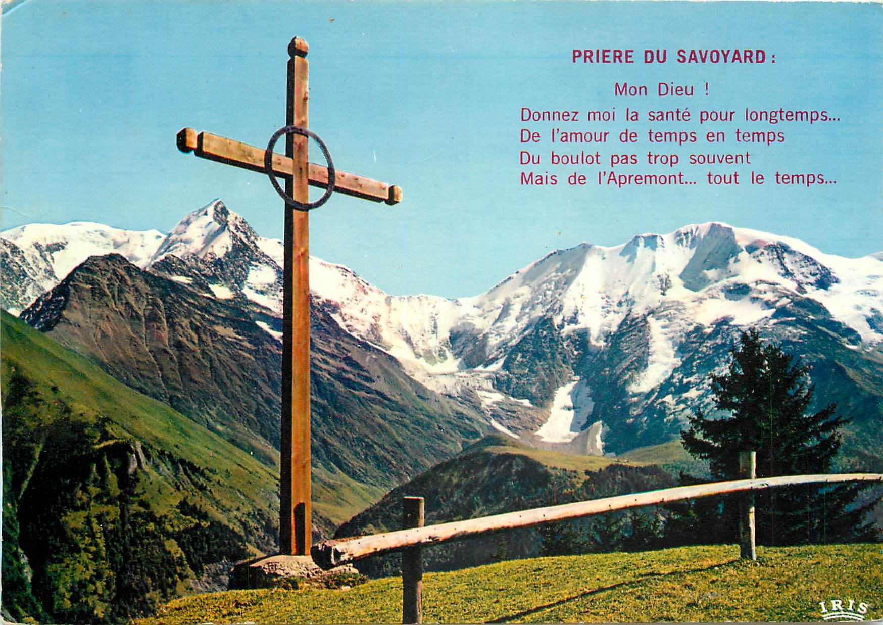 CPM Le Massif du Mont Blanc et les Domes de Miage depuis le plateau de la croix