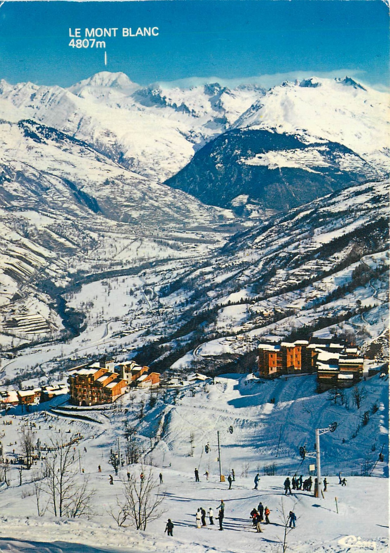 CPM Montchavin alt 1250 m La Plagne (Savoie)
