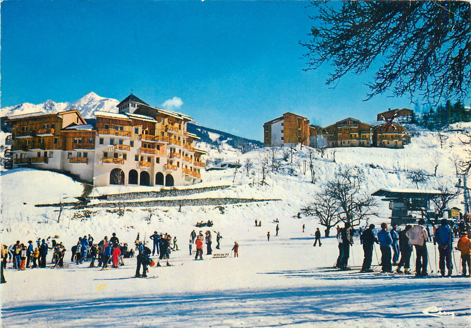 CPM Montchavin alt 1250 m la plagne (Savoie)