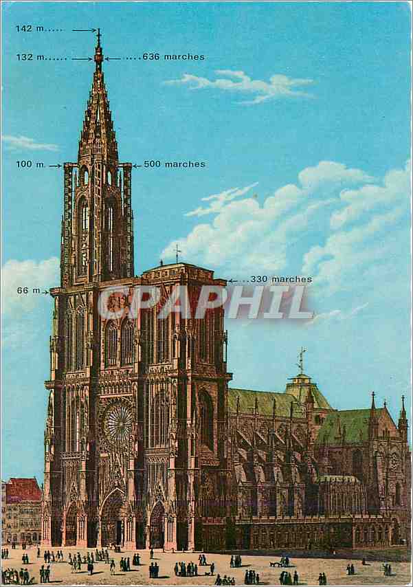 CPM Strasbourg la Cathedrale des Munstre