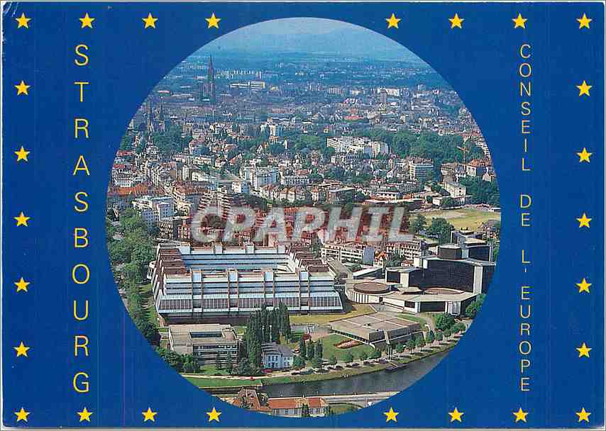 CPM Strasbourg (Alsace) Siege du Conseil de l'Europe
