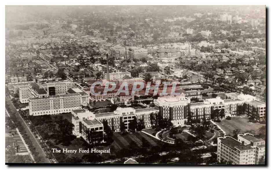 Etats Unis CPA the Henry fort hospital Ford Motor Company Automobile Car Voiture