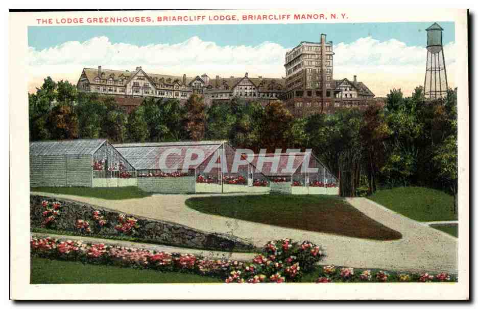 etats Unis CPA the lodge Greenhouses Briarcliff Manor New York Serres Fleurs