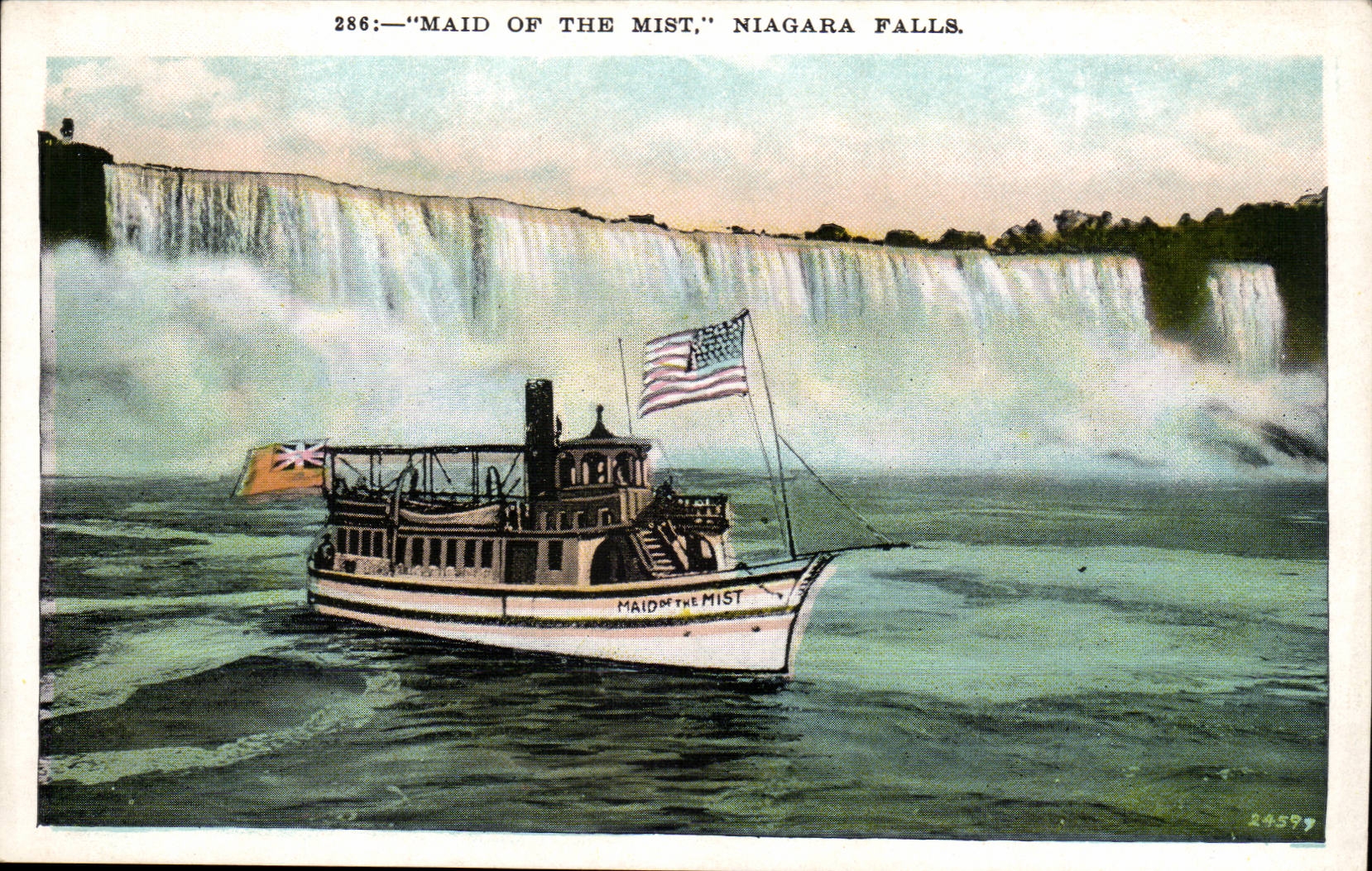 etats Unis CPA Amaid of the Mist Niagara Falls (bateau)